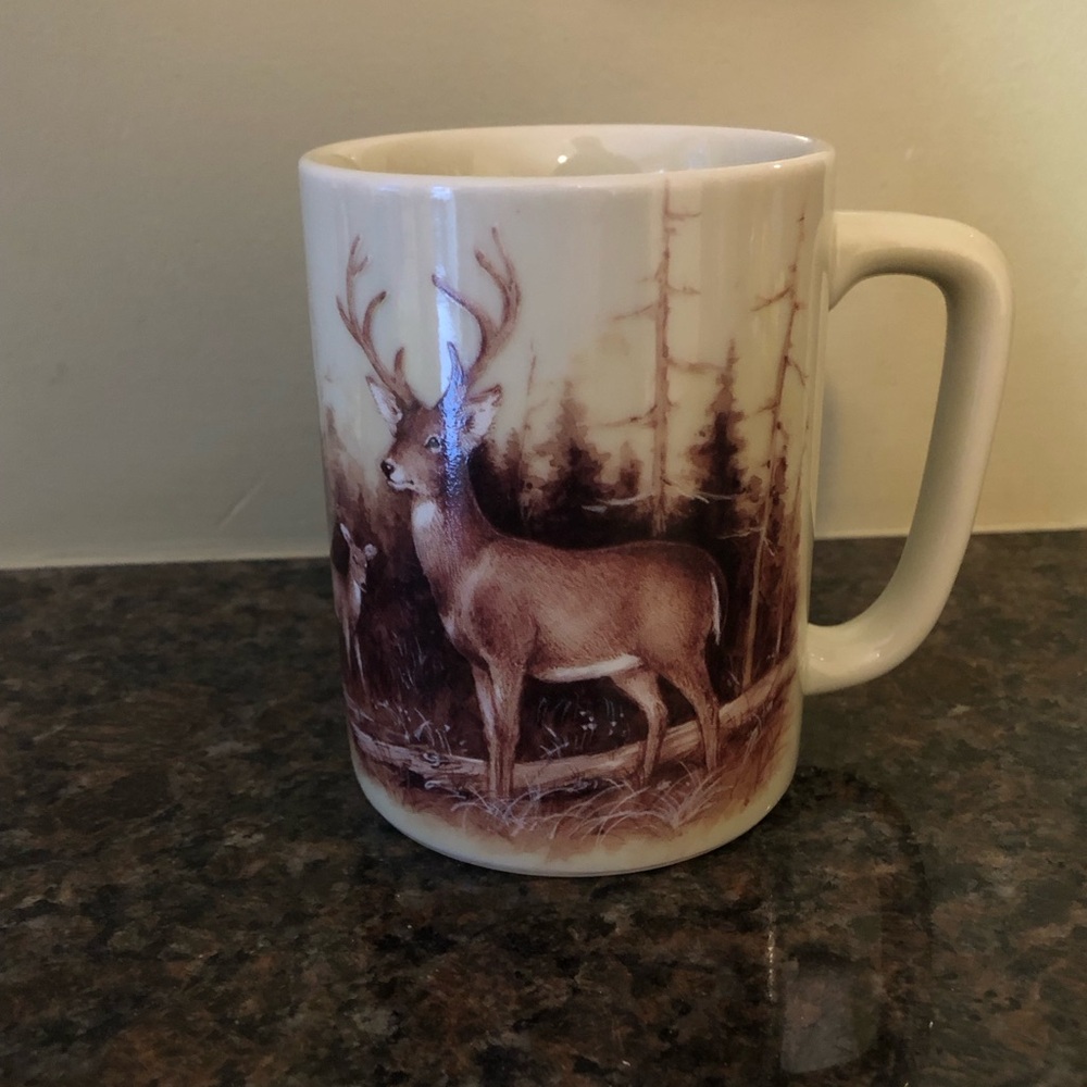 Otagiri Deer Design Ceramic Mug